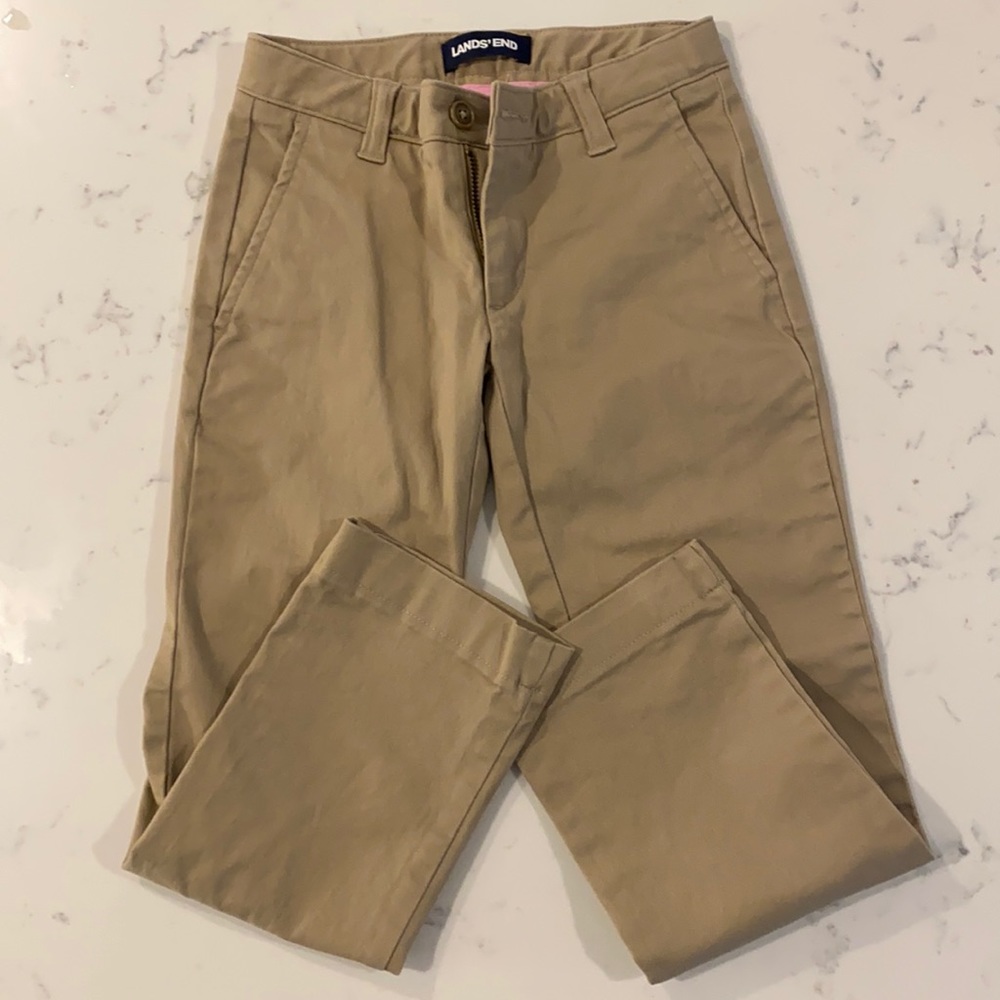 Lands End uniform khaki pants